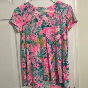 EUC XS Lilly Pulitzer Etta Top